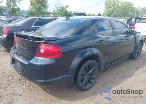2014 Dodge Avenger Sxt из США, поврежденный, VIN 1C3CDZCGXEN165969